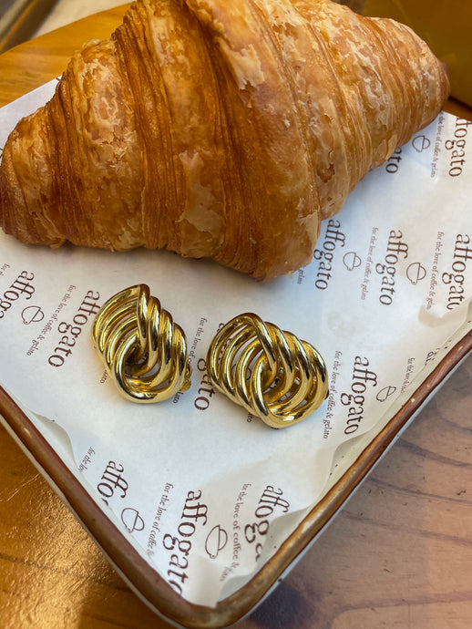 Vintage Givenchy Spiral Earrings