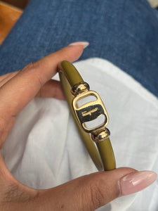 Vintage Salvatore Ferragamo Gancini Bangle