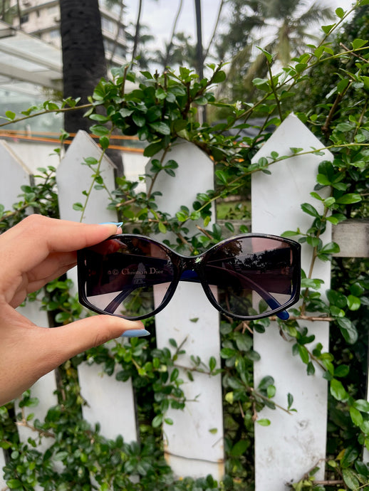 Vintage Christian Dior Blue Bridge Sunglasses