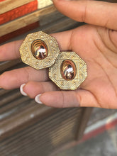 Load image into Gallery viewer, Vintage Rose Gold Geometric Earrings