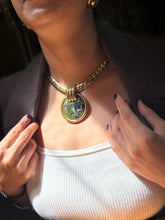 Load image into Gallery viewer, Vintage Marble Medallion Necklace