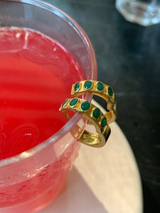 Green Onyx Huggies