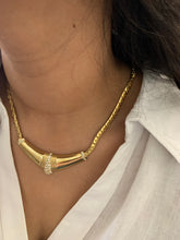 Load image into Gallery viewer, Vintage Anchor Bar Diamond Necklace