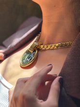 Load image into Gallery viewer, Vintage Marble Medallion Necklace