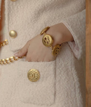 Load image into Gallery viewer, Vintage Chanel Chunky CC Coin Earrings