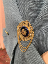 Load image into Gallery viewer, Vintage Limoges Castel Brooch