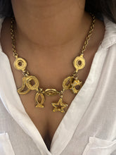 Load image into Gallery viewer, Vintage Remy Dis Paris Ocean Charm Necklace