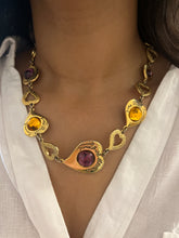 Load image into Gallery viewer, Vintage Yves Saint Laurent Logo Heart Necklace