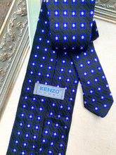 Load image into Gallery viewer, Vintage Kenzo Blue Patterned Tie