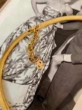 Load image into Gallery viewer, Vintage Christian Dior Diamond Pearl Pendant Flat Chain Necklace