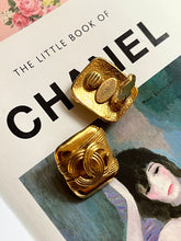 Load image into Gallery viewer, Vintage Chanel CC Sqaure Earrings