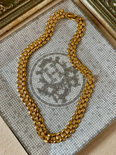 Load image into Gallery viewer, Vintage Trifari Gold Linked Necklace