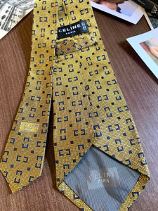 Vintage Celine Logo Tie