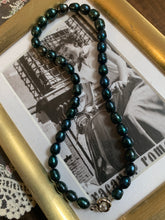 Load image into Gallery viewer, Vintage Blue Pearl Necklace