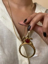 Load image into Gallery viewer, Vintage Magnifying Glass Necklace