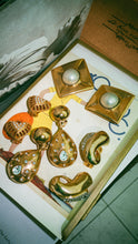 Load image into Gallery viewer, Vintage Diamond Drop Earrings