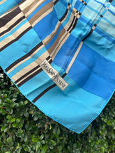 Load image into Gallery viewer, Vintage Yves Saint Laurent Blue Scarf