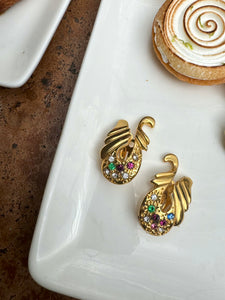 Vintage Swan Earrings