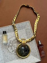 Load image into Gallery viewer, Vintage Marble Medallion Necklace
