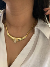 Load image into Gallery viewer, Vintage Anchor Bar Diamond Necklace