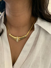 Load image into Gallery viewer, Vintage Anchor Bar Diamond Necklace
