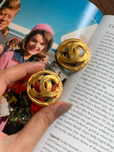 Load image into Gallery viewer, Vintage Chanel Chunky CC Earrings