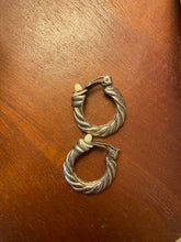 Load image into Gallery viewer, Vintage Braided Hoops