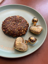 Load image into Gallery viewer, Vintage Chunky Bubble Heart Earrings
