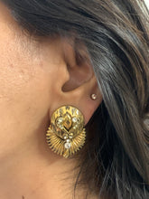 Load image into Gallery viewer, Vintage Circular Diamond Earrings