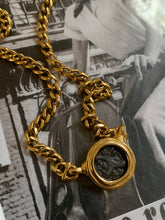Load image into Gallery viewer, Vintage Fendi Logo Coin Necklace