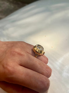 Vintage Seiko Gold Watch Ring