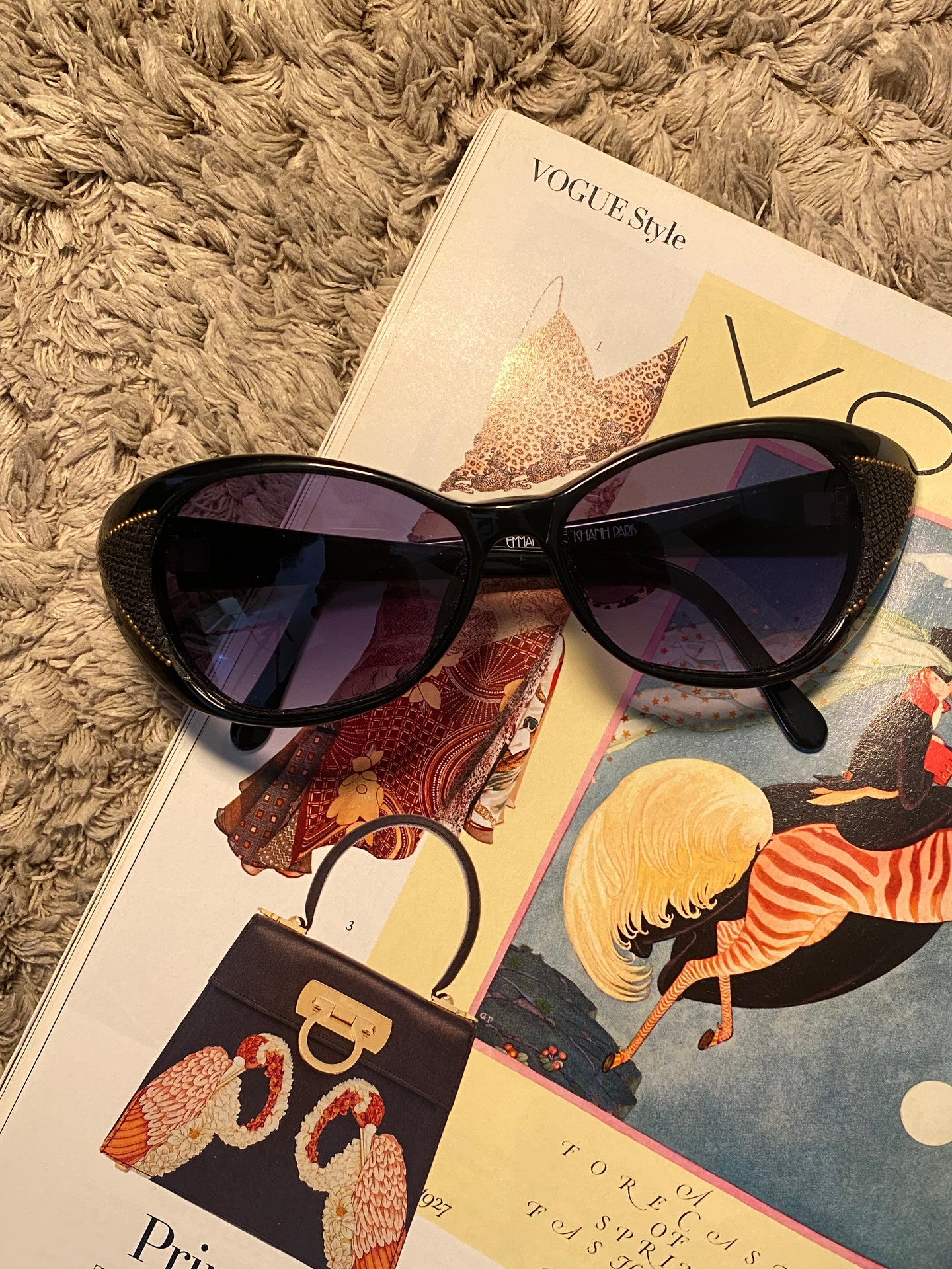 Vintage Emmanuelle Khanh Paris Sunglasses