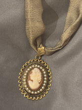 Load image into Gallery viewer, Vintage Alcozer &amp; J Cameo Necklace