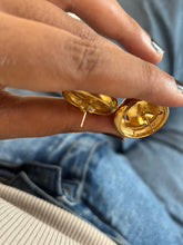 Load image into Gallery viewer, Vintage Givenchy Logo Earrings