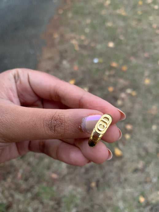 Vintage Christian Dior 18 Karat Gold Ring