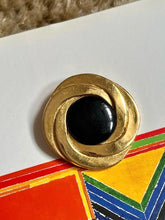 Load image into Gallery viewer, Vintage Lanvin Chunky Black Onyx Brooch