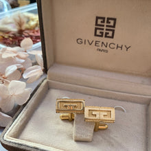 Load image into Gallery viewer, Vintage Givenchy Lined Cuff Links