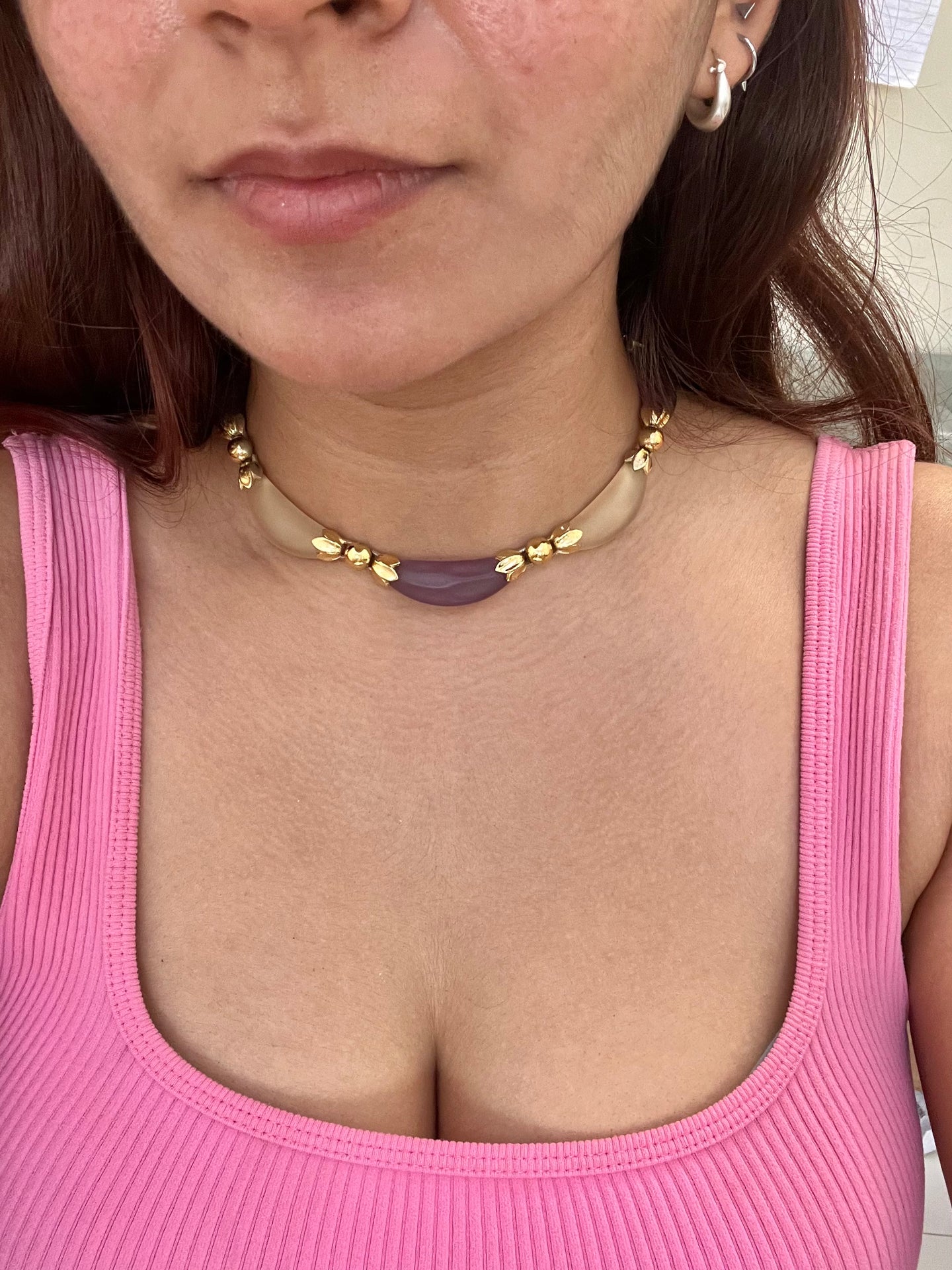 Vintage Givenchy Resin Choker Necklace