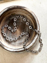 Load image into Gallery viewer, Vintage Givenchy G Silver Necklace