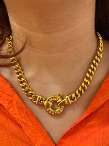 Vintage Agatha Chunky Link Necklace