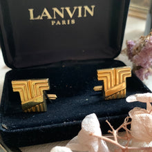 Load image into Gallery viewer, Vintage Lanvin Logo Cuff links