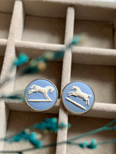 Load image into Gallery viewer, Vintage Wedgewood Horse Silver Cuff Links