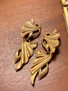 Vintage P&M Paris Angel Wings Earrings