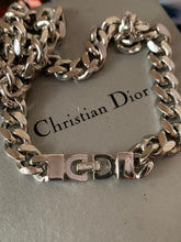 Load image into Gallery viewer, Vintage Christian Dior Silver Link Necklace