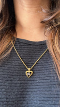 Load image into Gallery viewer, Vintage Nina Ricci NR Heart Necklace