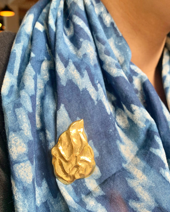 Vintage Yves Saint Laurent Fire Brooch