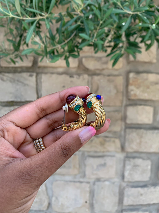 Vintage Coloured Hoops