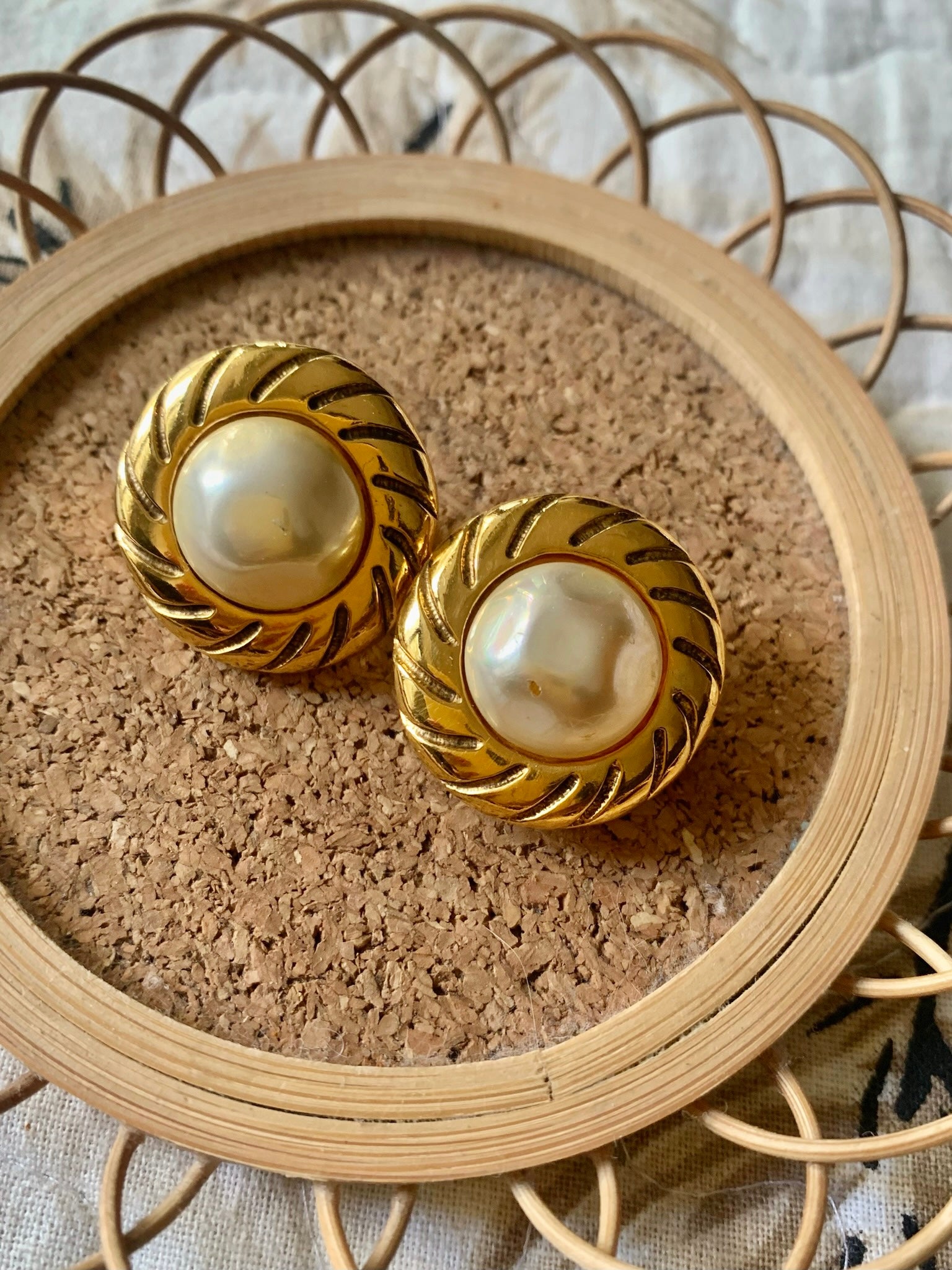 White Pearl Small Stud Earrings  Small earrings studs Timeless pearl  Classic jewelry pieces