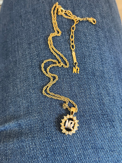 Vintage Nina Ricci Diamond Necklace