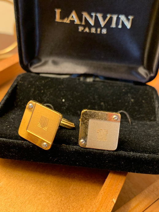 Vintage Lanvin Cuff Links